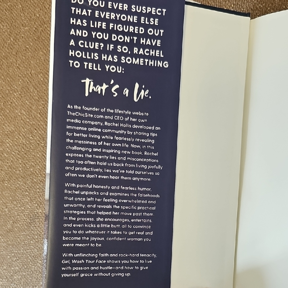 Girl, Wash Your Face Book by Rachel Hollis - Picture 3 of 5